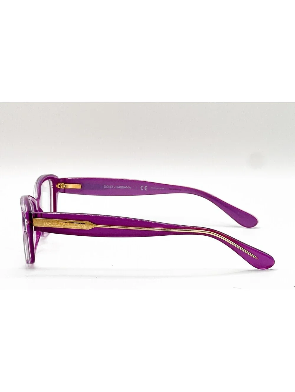 Dolce Gabbana DG3176 2772 Crystal Pearl Violet Authentic Eyeglass Frames 52-16